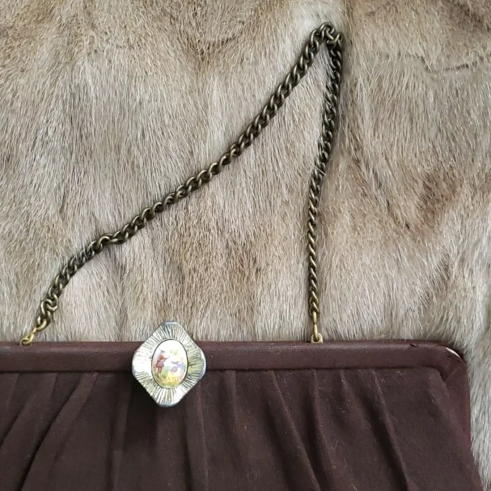 vintage handbag and clutch purse